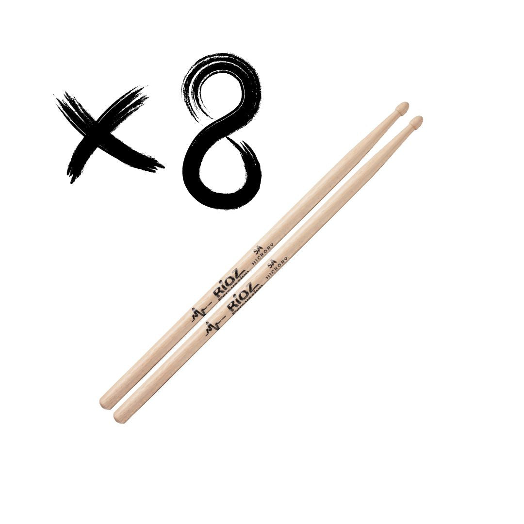 Kit 8 Pares de Baquetas
