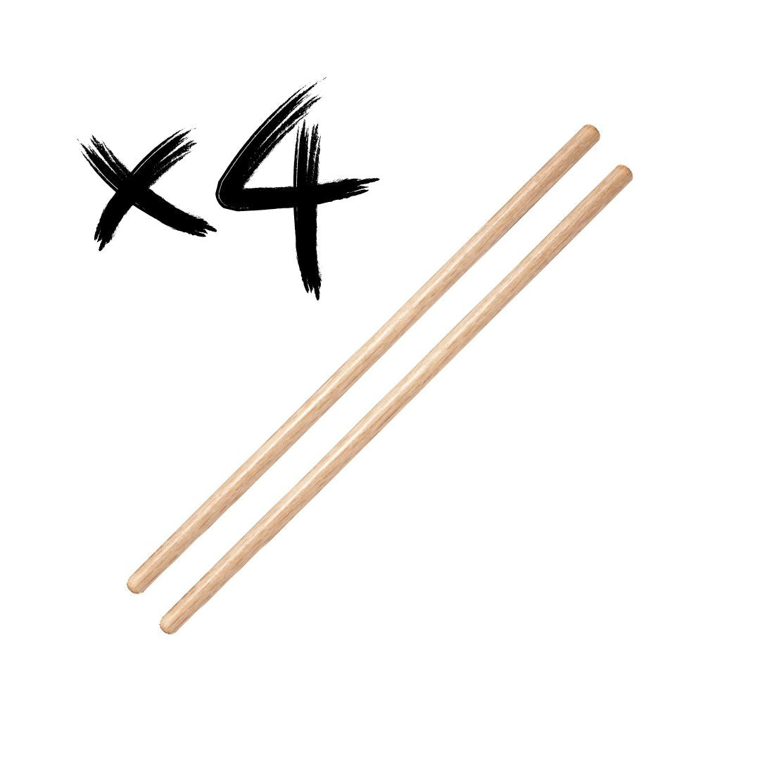 Kit 4 Pares de Baquetas para Timbal
